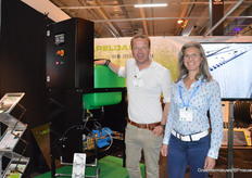 Alex Punte and Maria Wiggers of Reldair presented an upgrade of their misting system.